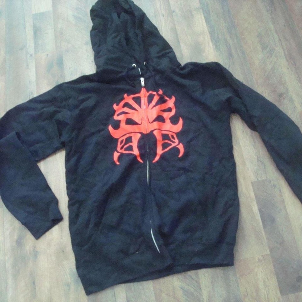 LORDI DEATH METAL HOODIE MEDIUM‎ BAND TOUR VINTAGE Y2K OOS SHIRT G9